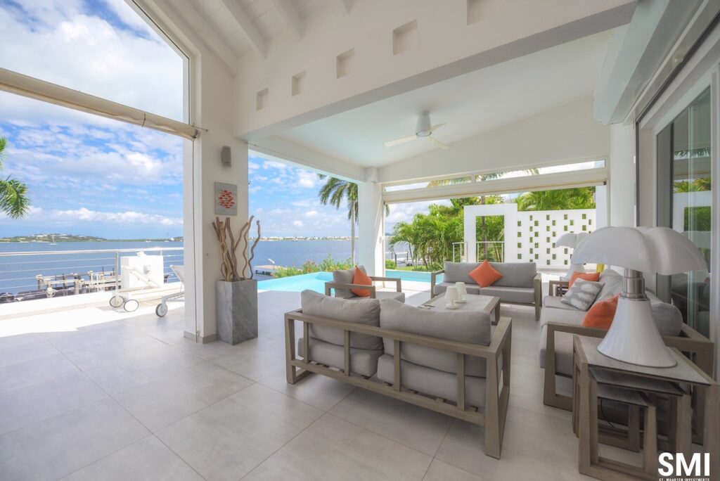 Waterfront Luxury Villa 5Br, 2 boat lifts, Caribbean Properties, Real Estate, Sint Maarten SXM