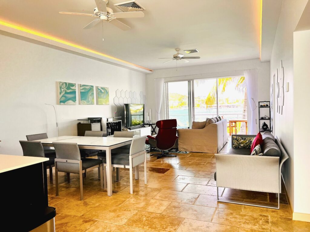 Water front Deluxe Duplex Oyster Pond St. Maarten Real Estate SXM
