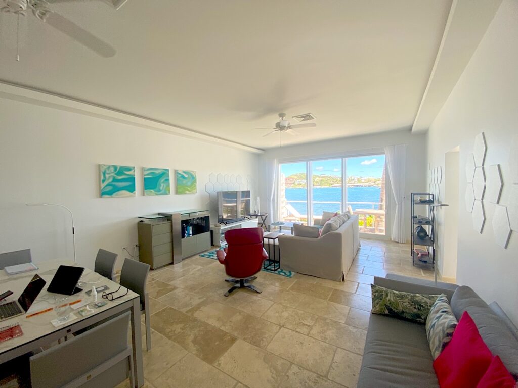 Water front Deluxe Duplex Oyster Pond St. Maarten Real Estate SXM
