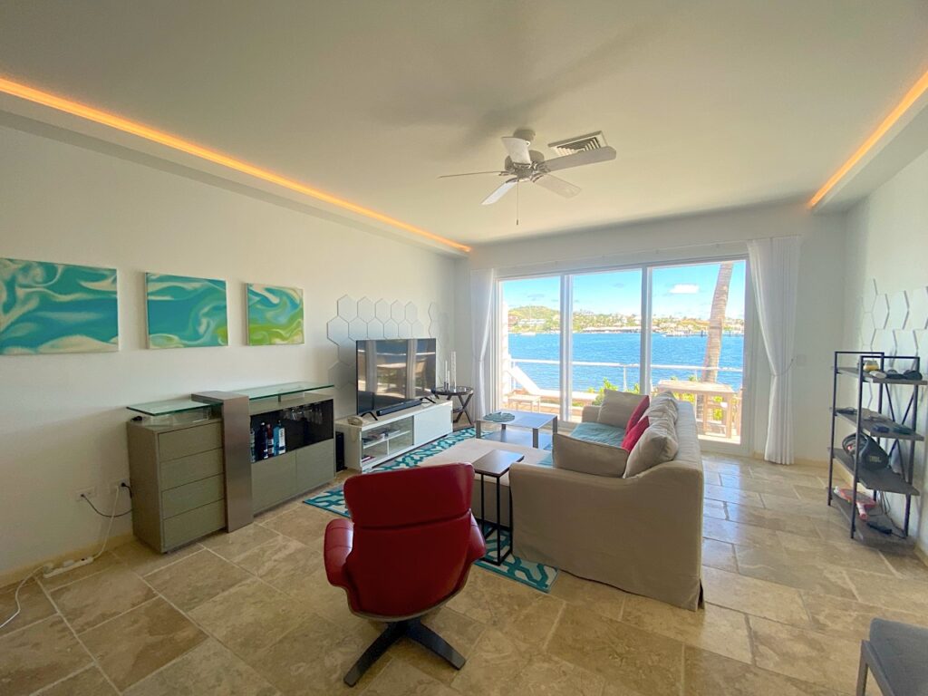 Water front Deluxe Duplex Oyster Pond St. Maarten Real Estate SXM