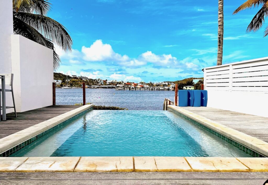 Water front Deluxe Duplex Oyster Pond St. Maarten Real Estate SXM