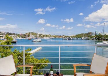Real Estate St Maarten Lagoon front Duplex SXM Oyster Pond Real Estate Sint Maarten
