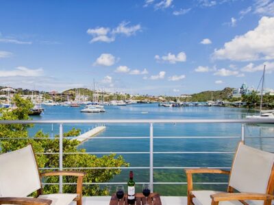 Real Estate St Maarten Lagoon front Duplex SXM Oyster Pond Real Estate Sint Maarten