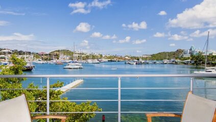 Real Estate St Maarten Lagoon front Duplex SXM Oyster Pond Real Estate Sint Maarten