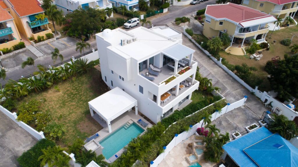 Pelican Key 3-Floor Villa, Contemporary Design, Real Estate St. Maarten