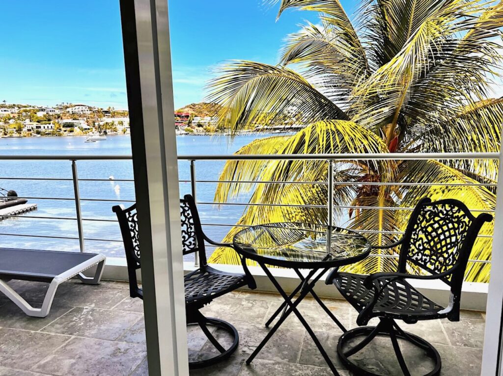 Water front Deluxe Duplex Oyster Pond St. Maarten Real Estate SXM