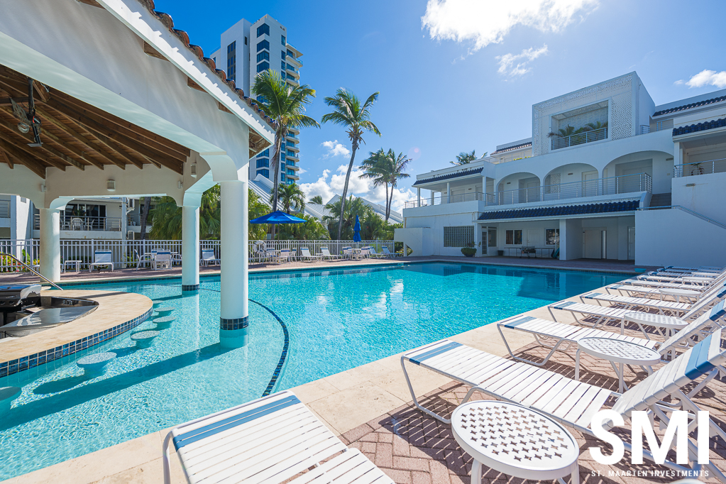 Beachfront Cupecoy SXM, 2BR 2.5 Baths, Real Estate St. Maarten