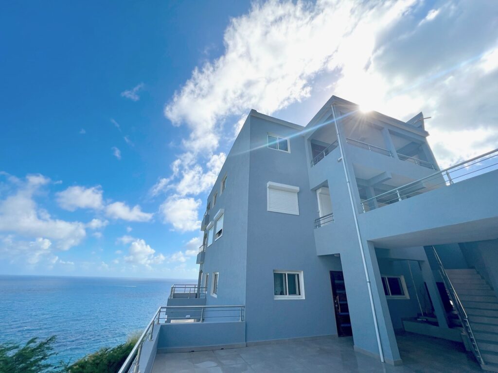 Point Blanche condo complex Building by the sea, Real Estate St. Maarten SXM