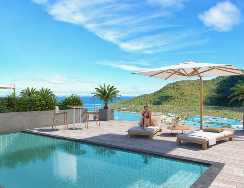Crystal Residence, Roof Top with Pool Apartments, Anse Marcel, St. Martin FWI 97150