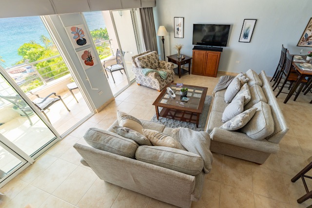 Beachfront Penthouse 3 Br 3 baths Cupecoy Real Estate SXM