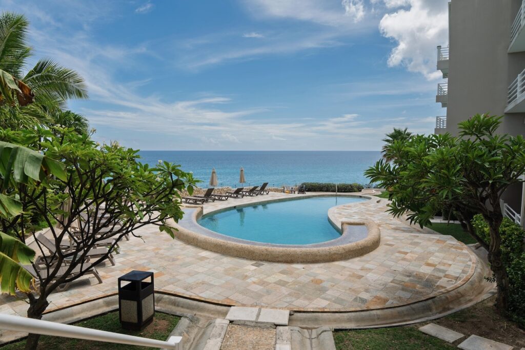 Beachfront Penthouse 3 Br 3 baths Cupecoy Real Estate SXM