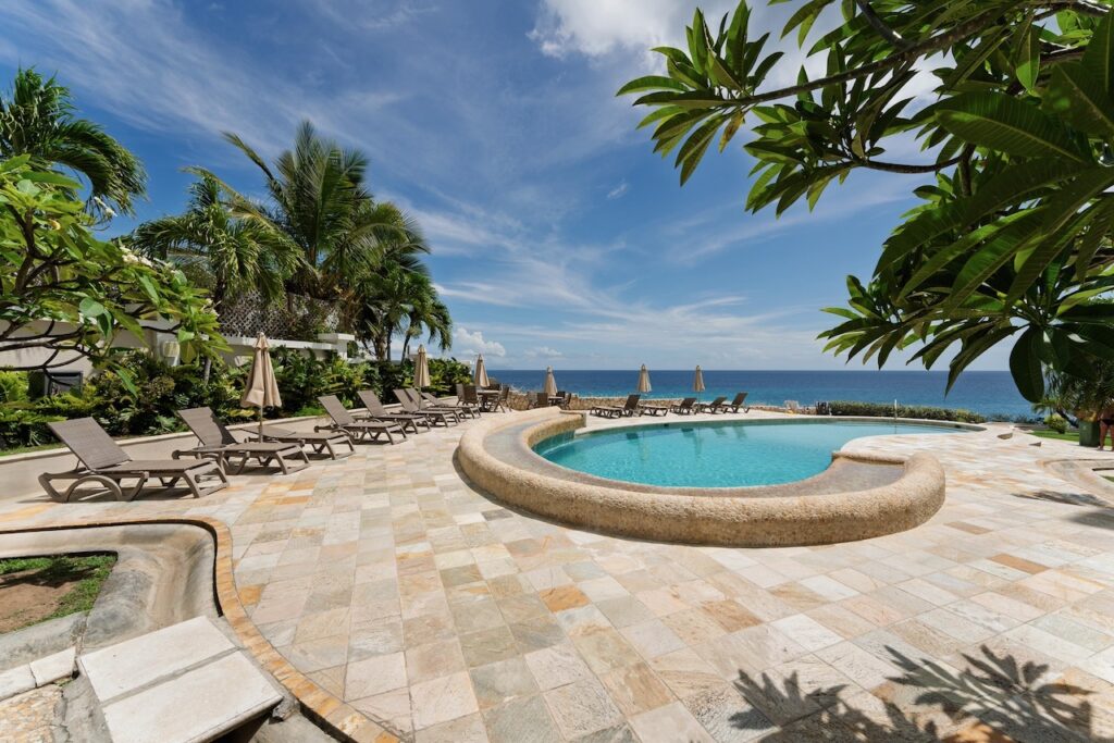 Beachfront Penthouse 3 Br 3 baths Cupecoy Real Estate SXM