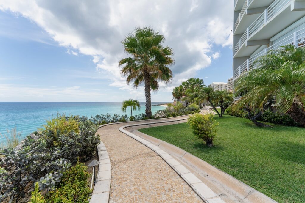 Beachfront Penthouse 3 Br 3 baths Cupecoy Real Estate SXM