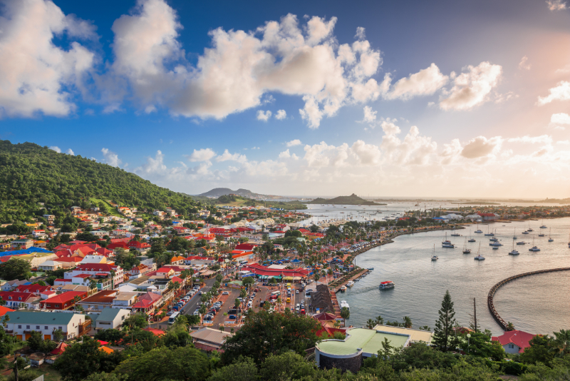 Marigot, St. Martin in the Caribbean in the Afternoon