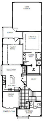 David Weekley Antone Floor Plan