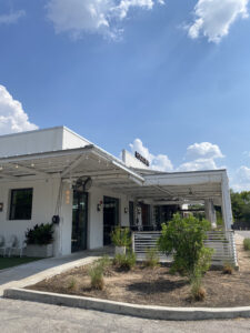 The beautiful front entrance of Hank's location in Windsor Park