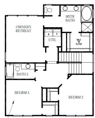 David Weekley Homes Mansfield Plan at Mueller