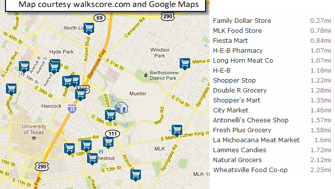 Mueller Grocery Maps