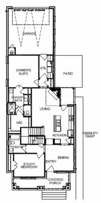 Meritage 1902 Floorplan at Mueller Austin