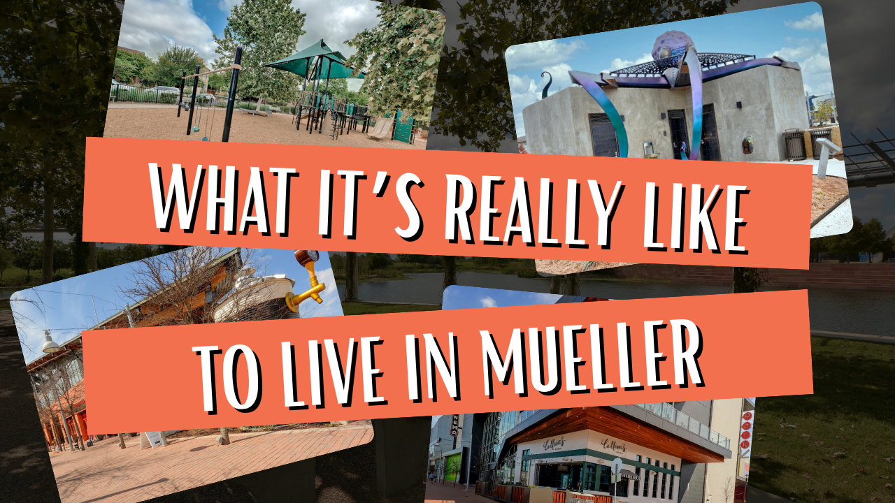 What It's Really Like to Live in Mueller in 2025|Nessie at Mueller Lake Park - the neighborhood's unofficial mascot.||Mueller's famous Spider Sculpture in the Southwest Greenway|Mueller Lake Park