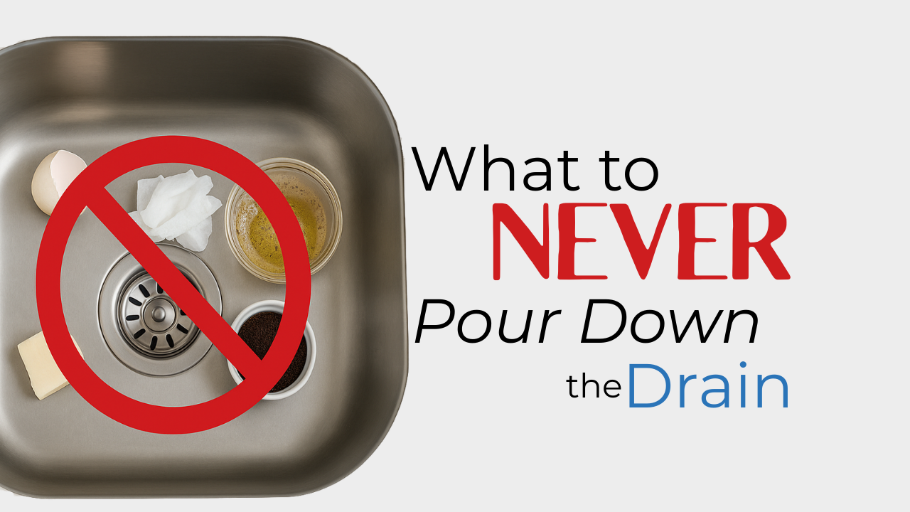 What You Should Never Pour Down the Drain