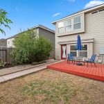 Backyard with deck and garden at 4517 Truth Way