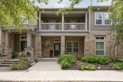 Townhomes in the Mueller Neighborhood along Berkman Drive