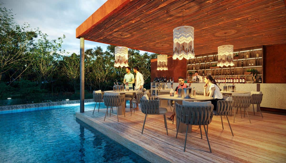 Poolausstattung in Luxusresidenzen