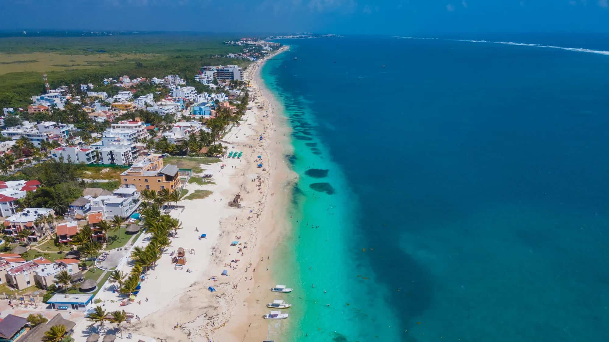Beachfront homes in Puerto Morelos Riviera Maya