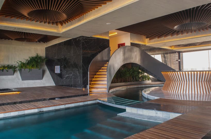 Pool and lifestyle amenities at Shark Tower