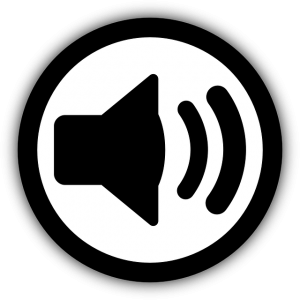 Image is a audio symbol for volume.