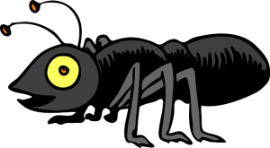 Image is a cartoon termite.