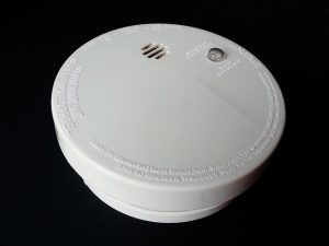 Image is a smoke alarm.
