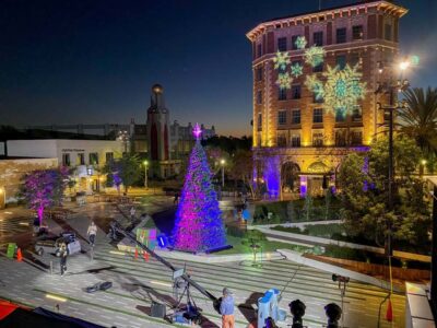Culver City Christmas Tree lighting - Photo by Matthew Stoelt of Stoelt Productions