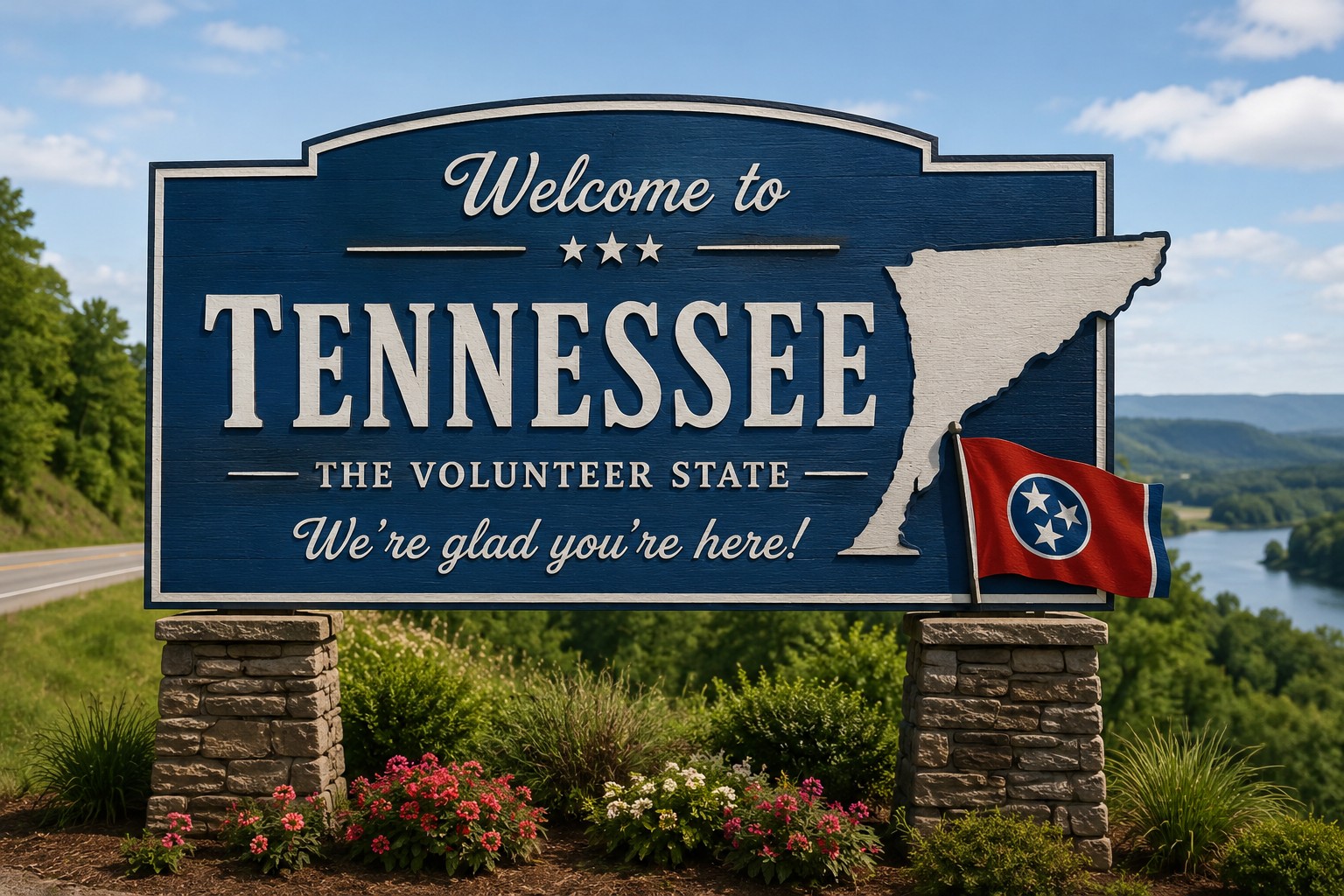 Tennessee Welcome Sign