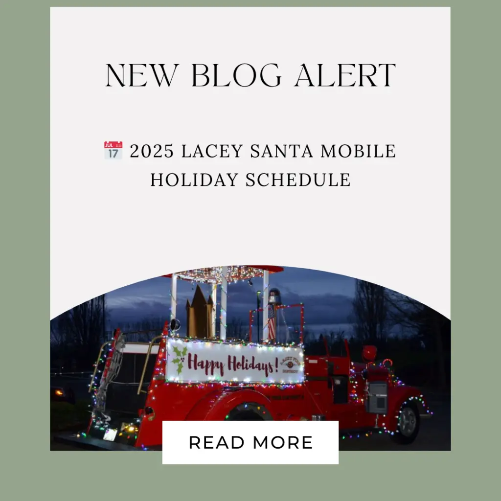 2025 Lacey Santa Mobile Holiday Schedule