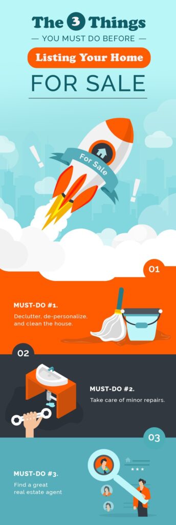 The 3 Things You Must Do Before Listing Your Home For Sale