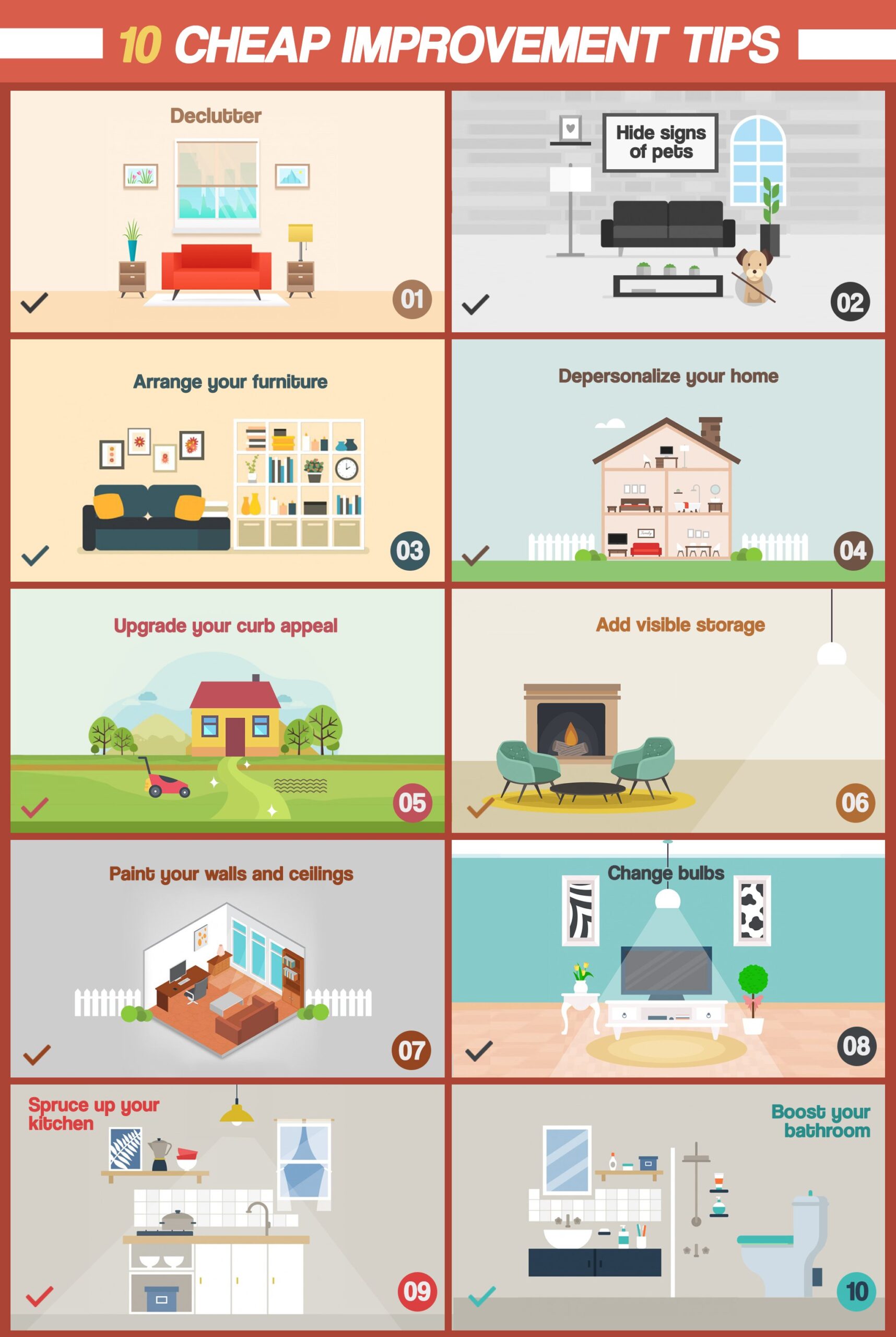 Sell Your House Fast: 10 Cheap Home Improvement Tips