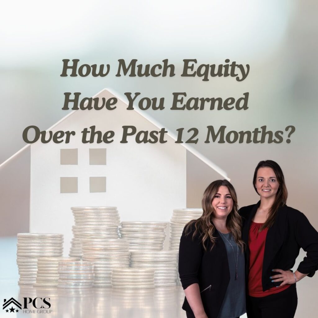 How Much Equity Have You Earned Over the Past 12 Months?