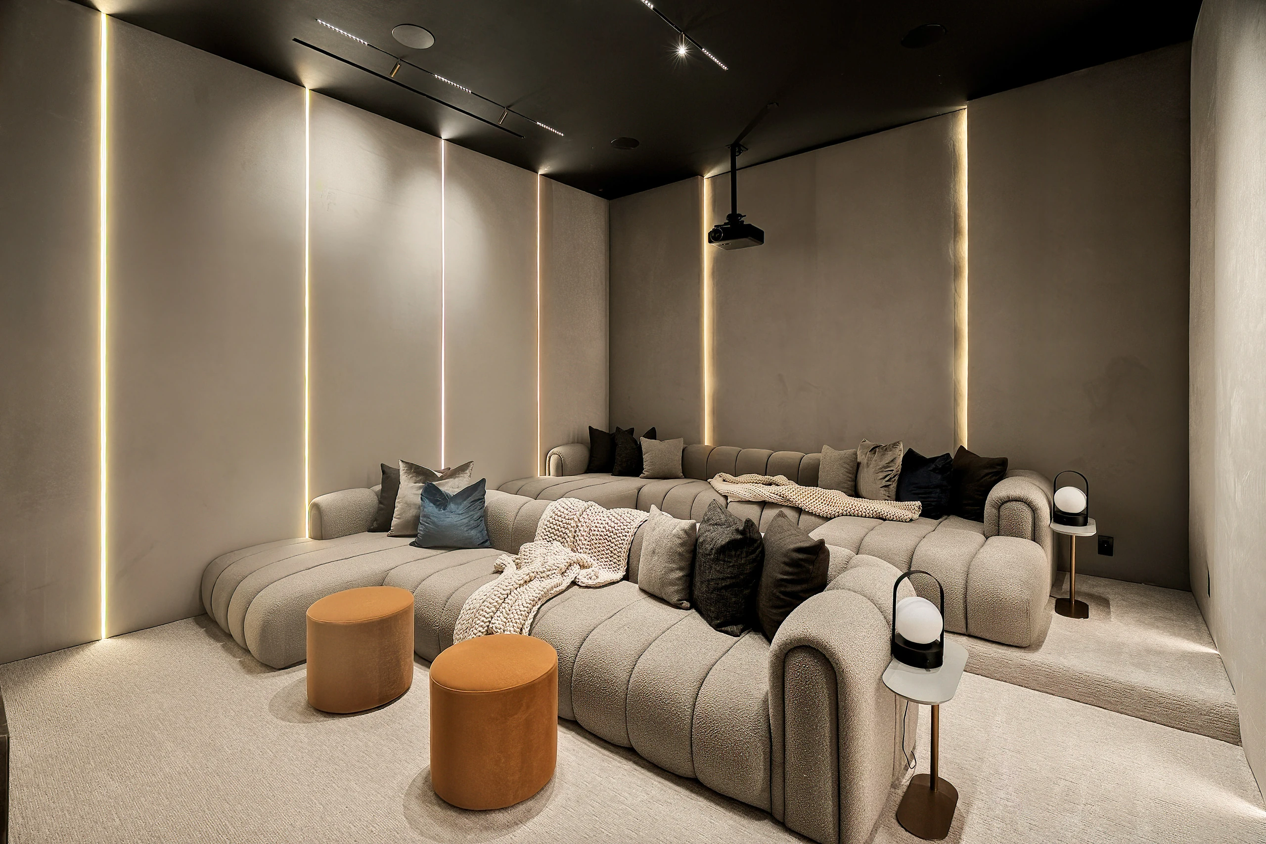 The private movie theater