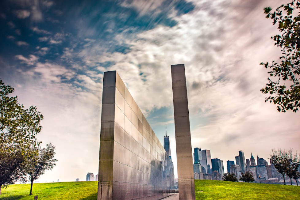 City skyline with modern architecture