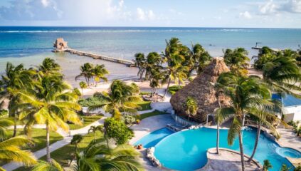 Oceanfront villa for sale in Ambergris Caye Belize 2025