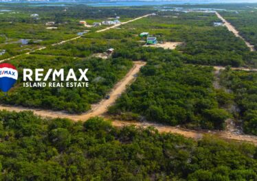 Arial view of land