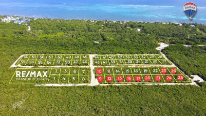 Residential lots for sale in Ambergris Caye with seller financing