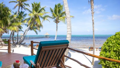 Retire in belize and make this view of the Caribbean your everyday