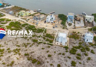aerial of low-priced land for sale in belize Tarpon bay