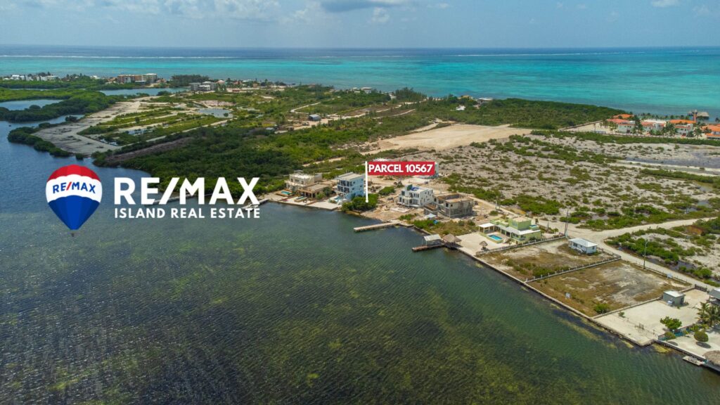 aerial of tarpon bay belize real estate land for sale