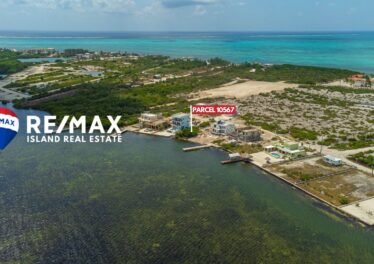 aerial of tarpon bay belize real estate land for sale