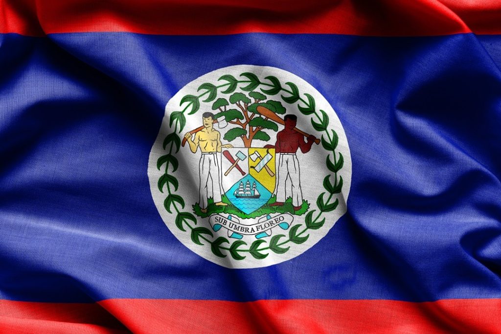 Belize flag symbolizing the process of opening a bank account in Belize for foreigners