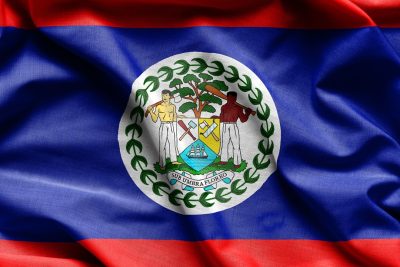 Belize flag symbolizing the process of opening a bank account in Belize for foreigners